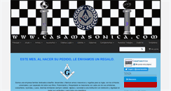 Desktop Screenshot of casamasonica.com