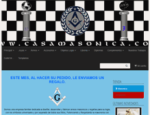 Tablet Screenshot of casamasonica.com